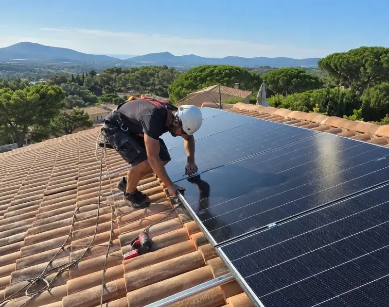 Installateur panneaux solaires Saint-Colomban — pose photovoltaïque sur toiture