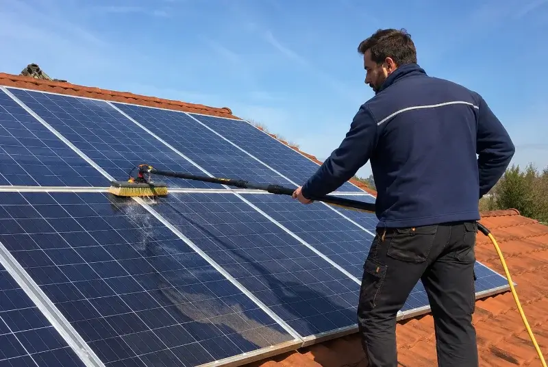 Nettoyage et entretien de panneaux solaires à Saint-Colomban