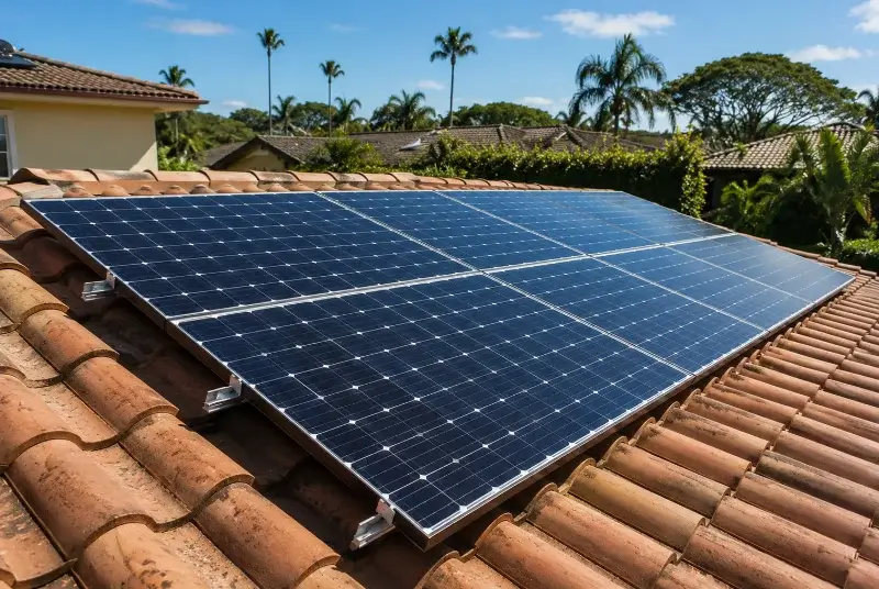Installation de panneaux solaires à Saint-Colomban